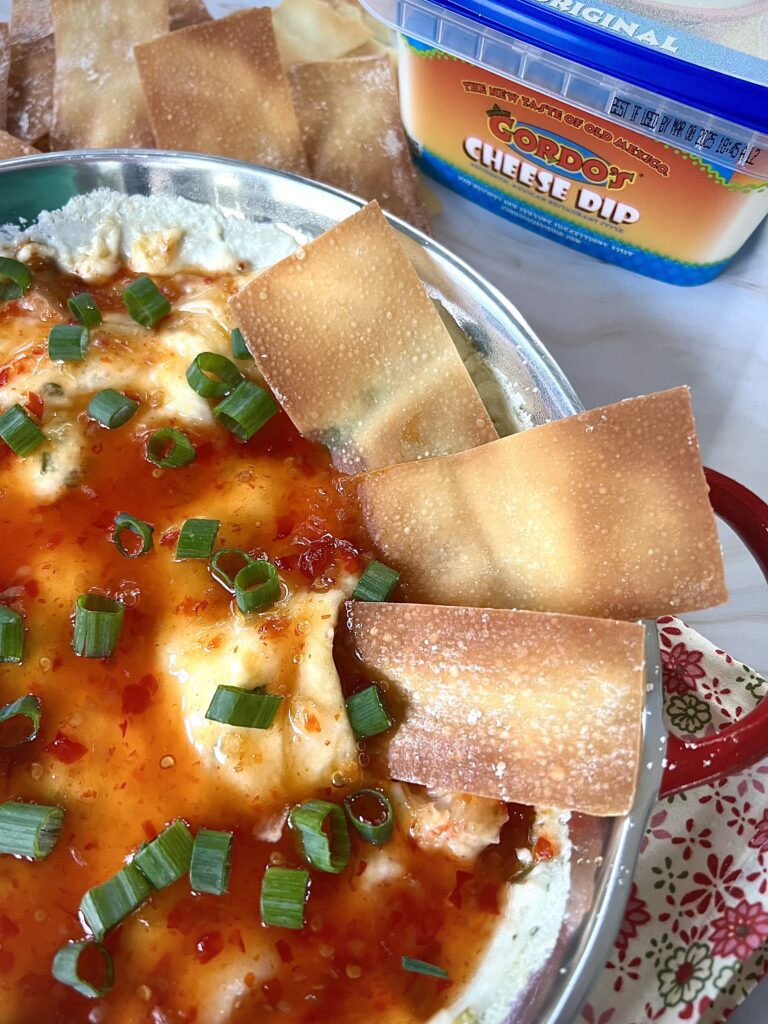 Gordo’s Cheesy Crab Rangoon Dip