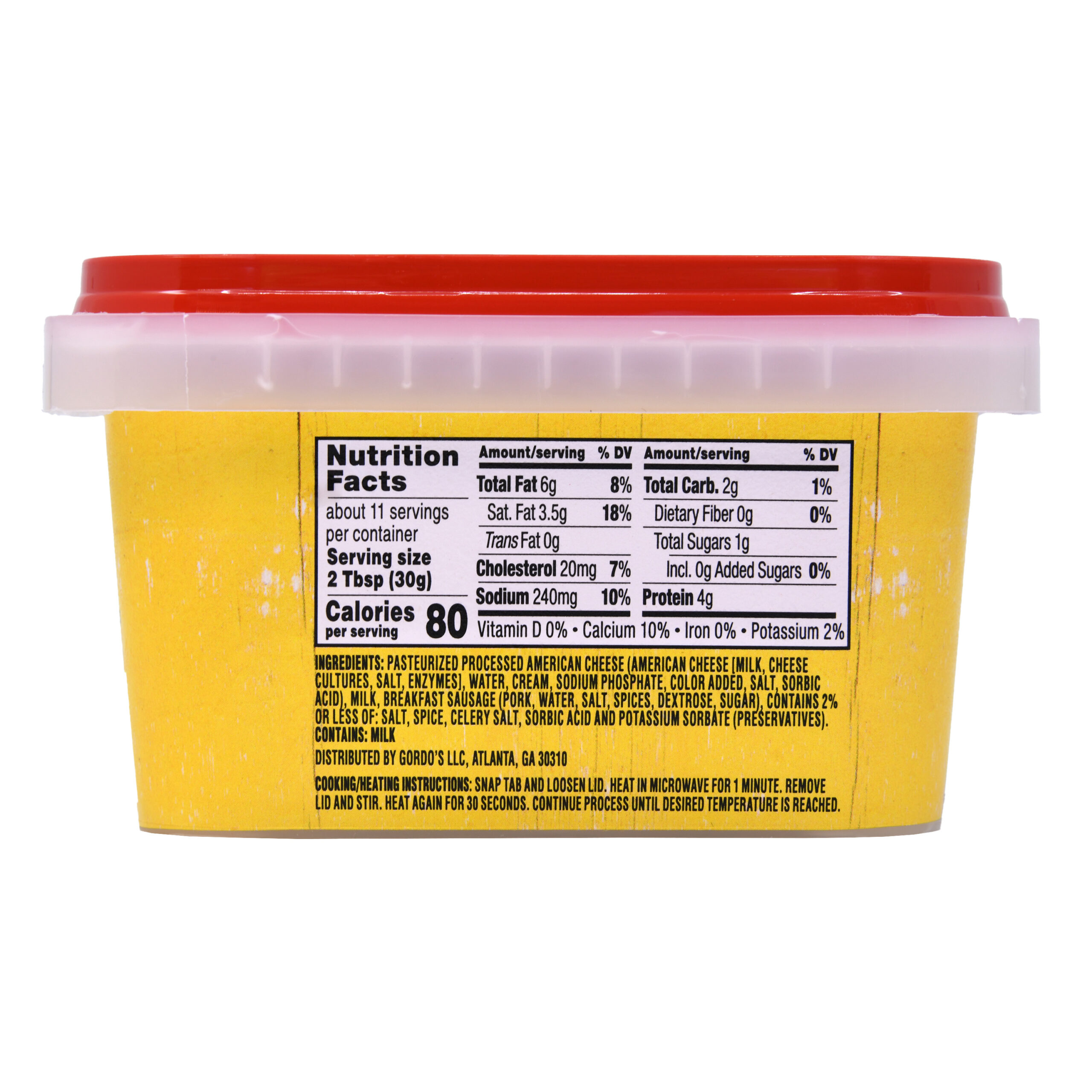 Gordo's Breakfast Sausage Queso Cheese Dip